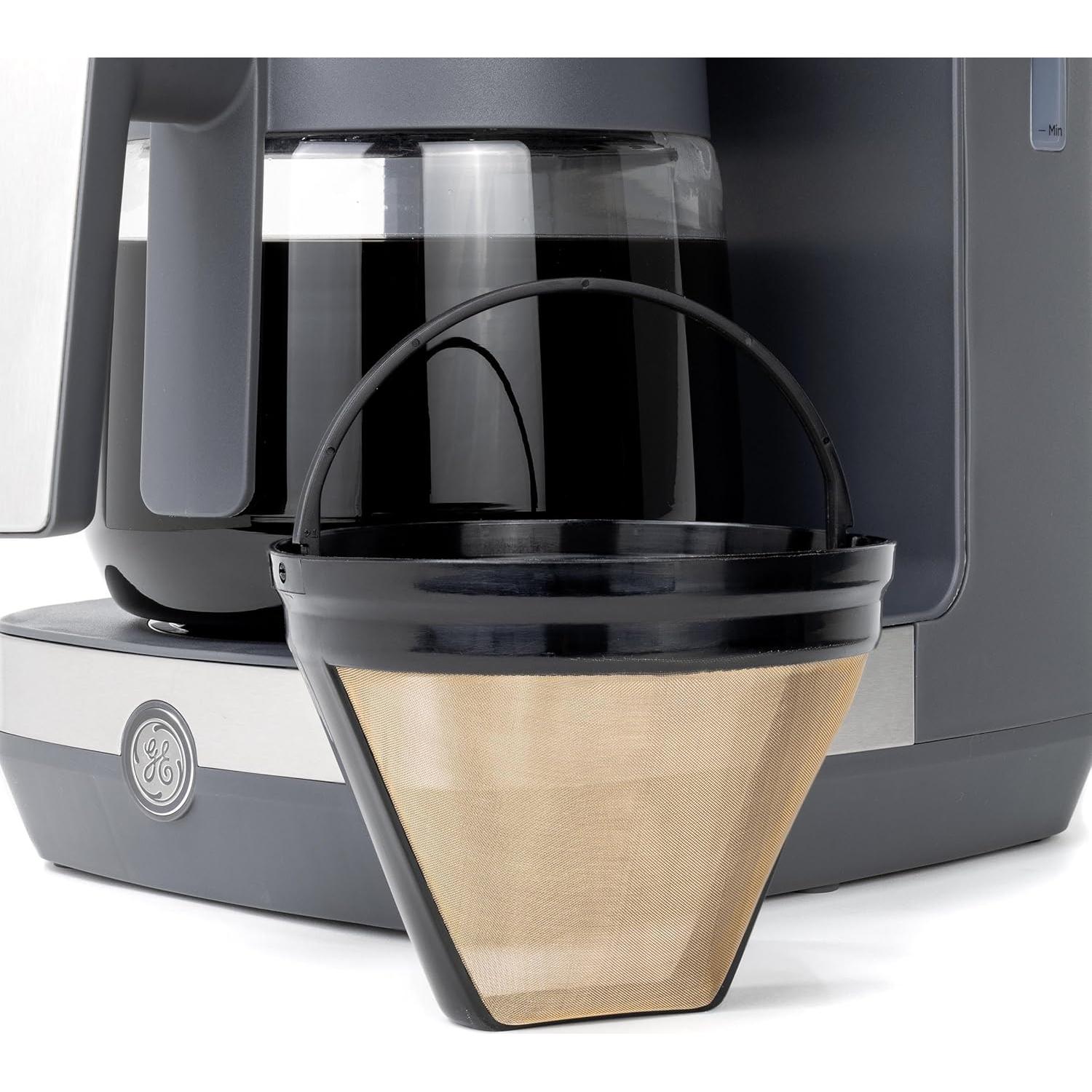 Cafetera de Goteo GE 12 Tazas con Jarra de Vidrio Acero Inox