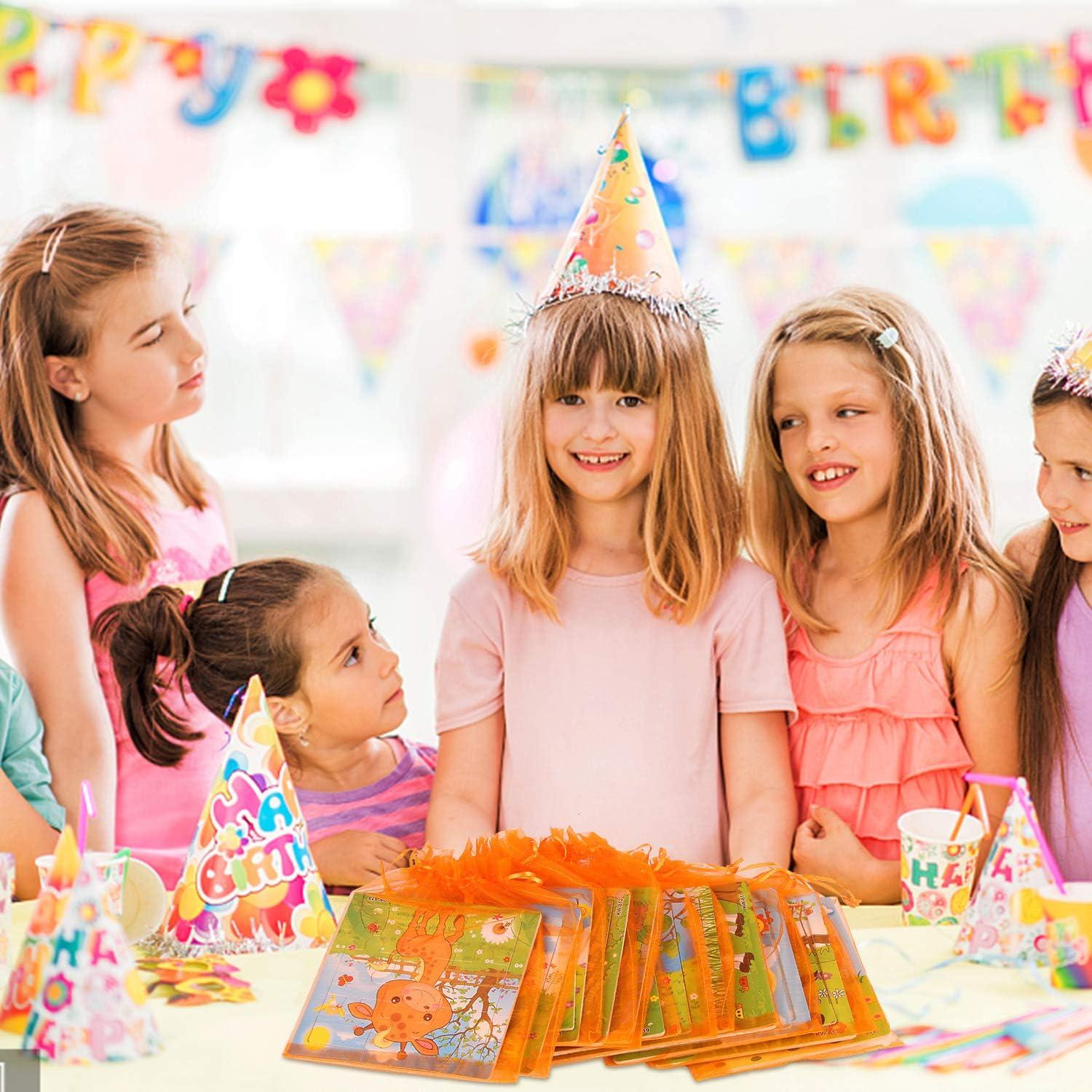 Rompecabezas de Madera SANNIX para Niños - 12 Piezas Animales