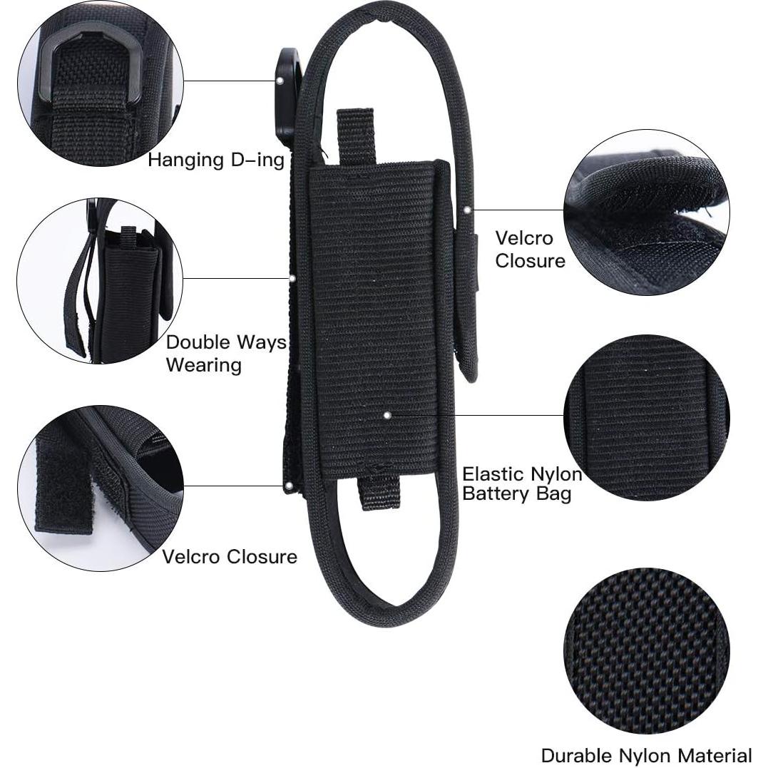 Funda para Linterna WUBEN C3-FU Nylon Ajustable 13.97cm