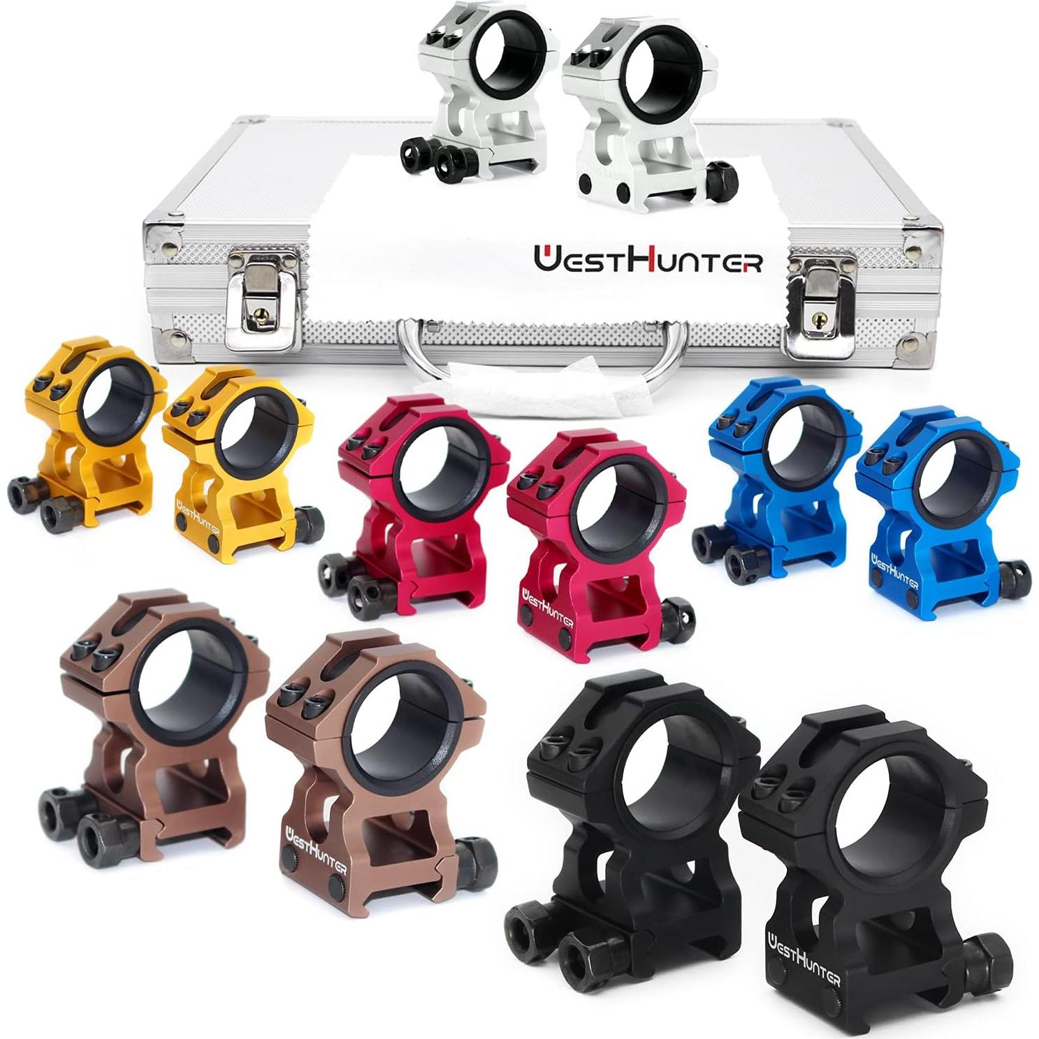 Anillas de Alcance Picatinny WestHunter WH5095 30 mm Marrón