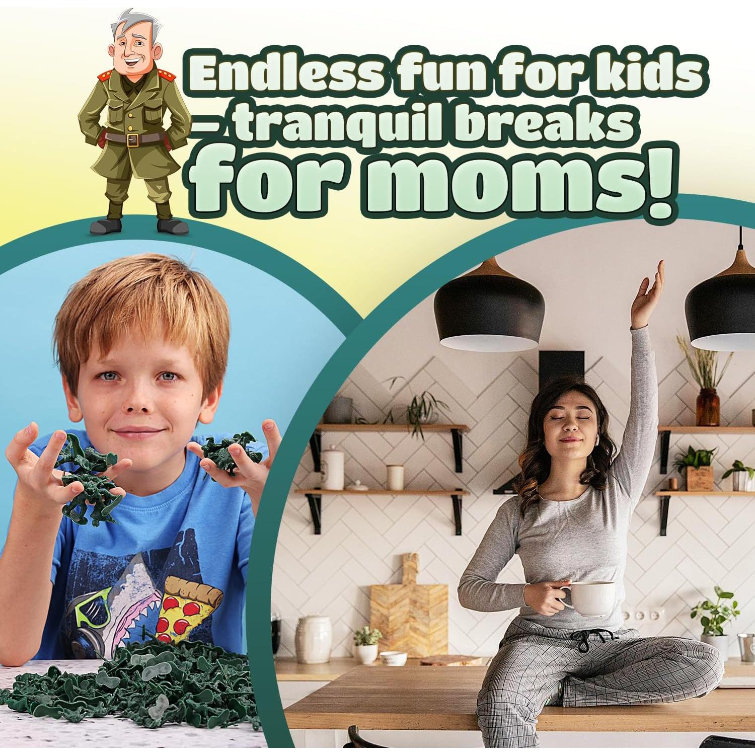 Figuras de Acción Soldados del Ejército Entervending - 25 Piezas