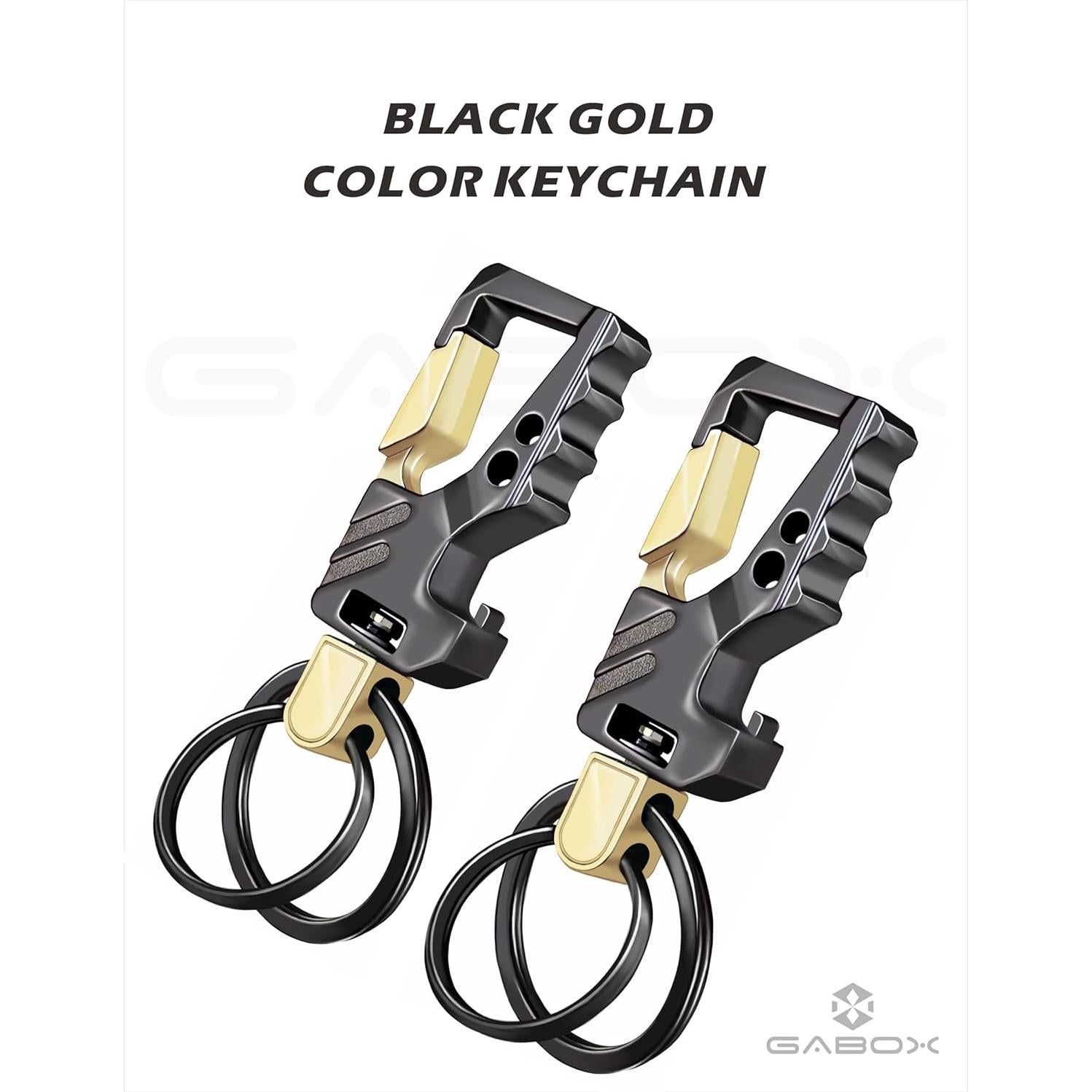 Llavero EDC GABOX Abrebotellas y Carabinero 2 Piezas