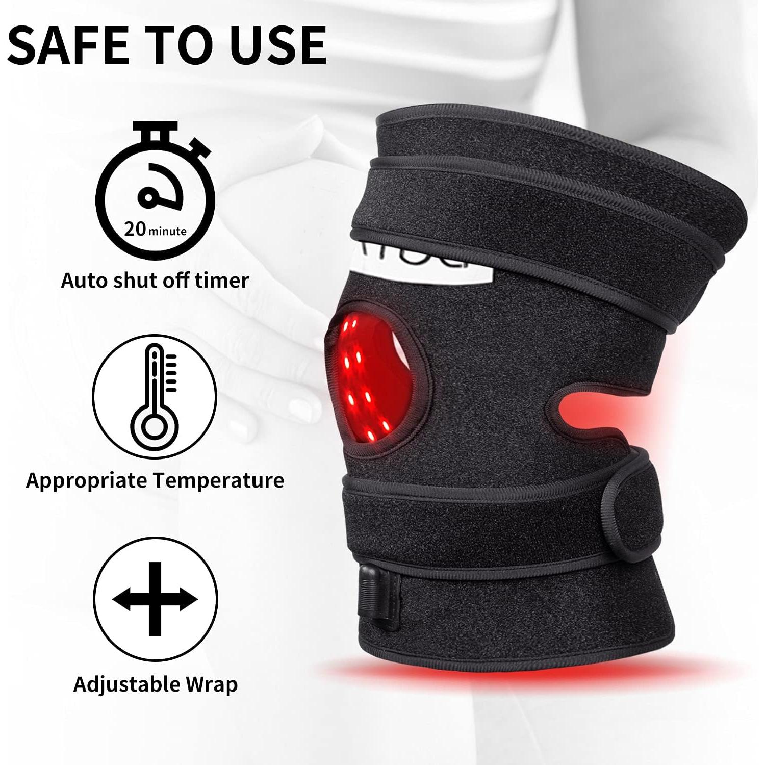 Almohadilla de Terapia de Luz Roja Talsafe para Rodilla 880nm