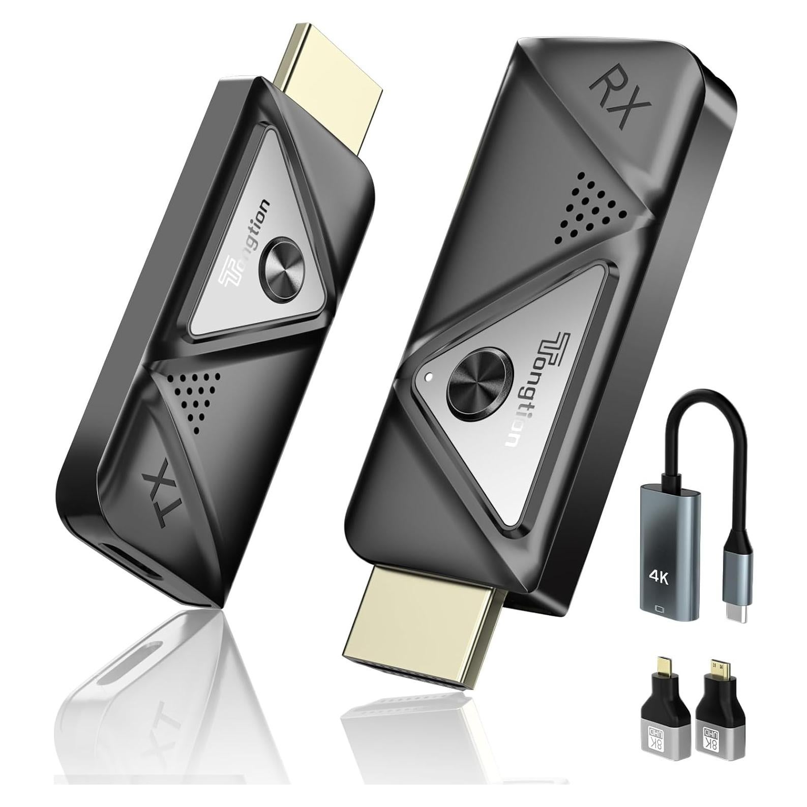Transmisor y receptor HDMI inalámbrico Tongtion 1080P 4K