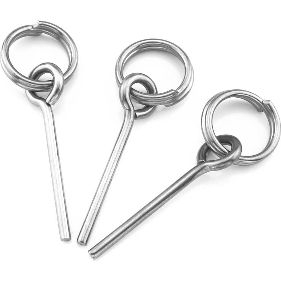 Conectores de Poste de Carpa DGHAOP 4 Piezas Acero Inoxidable