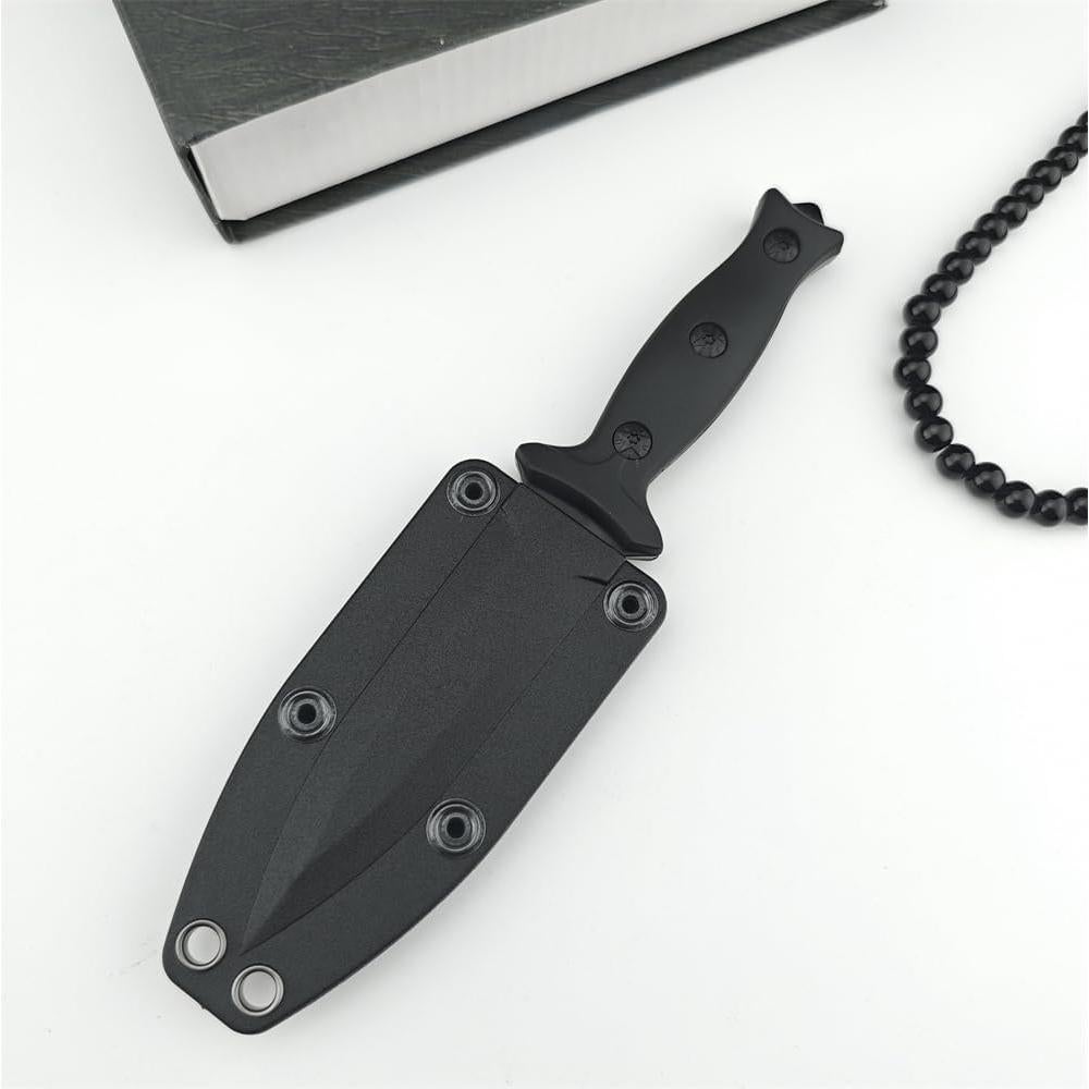 Cuchillo Fijo Cernícalo Abejas 18.5 cm Acero Inoxidable Negro