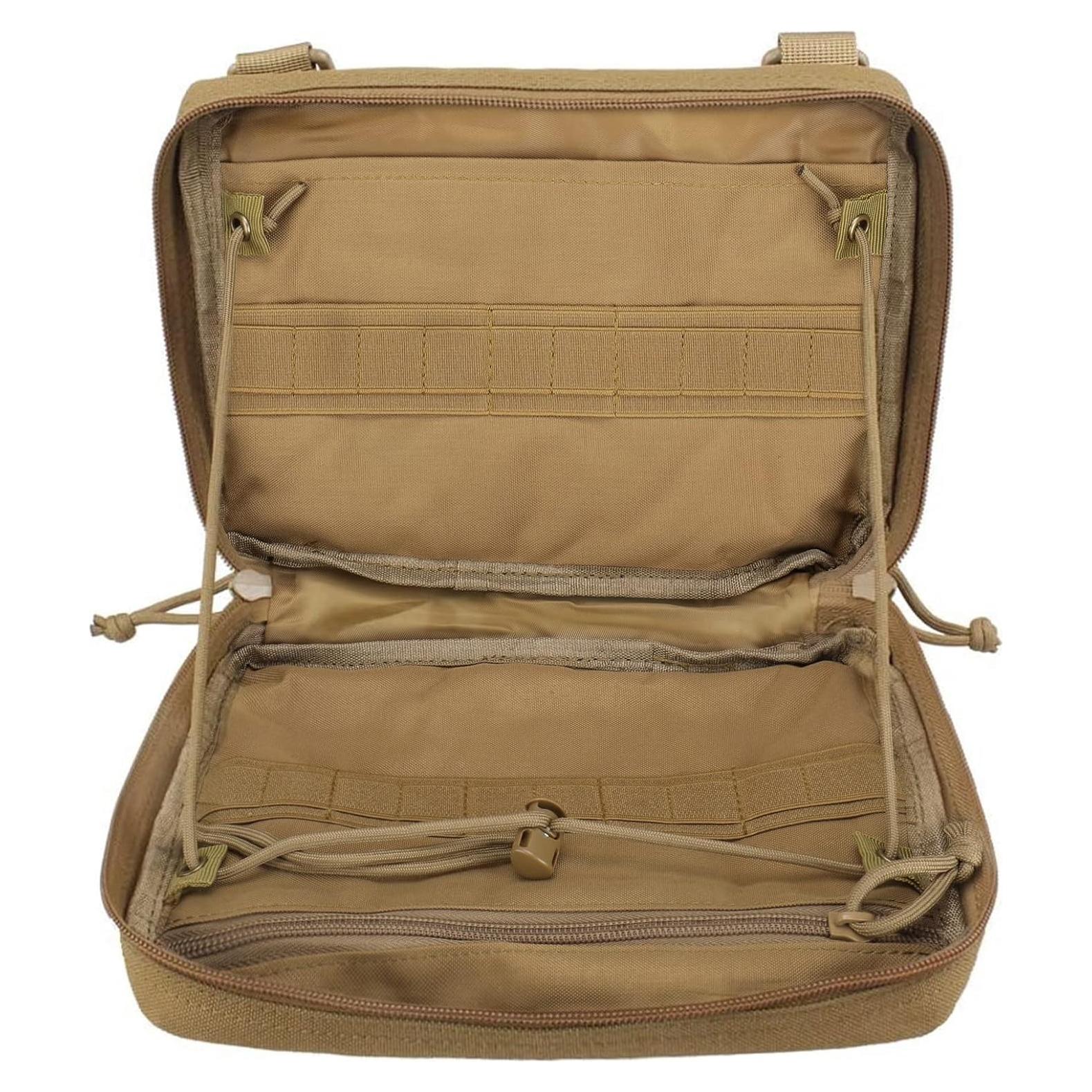 Bolsa Táctica WYNEX Molle 1000D Caqui 25.5x19x5.5 cm