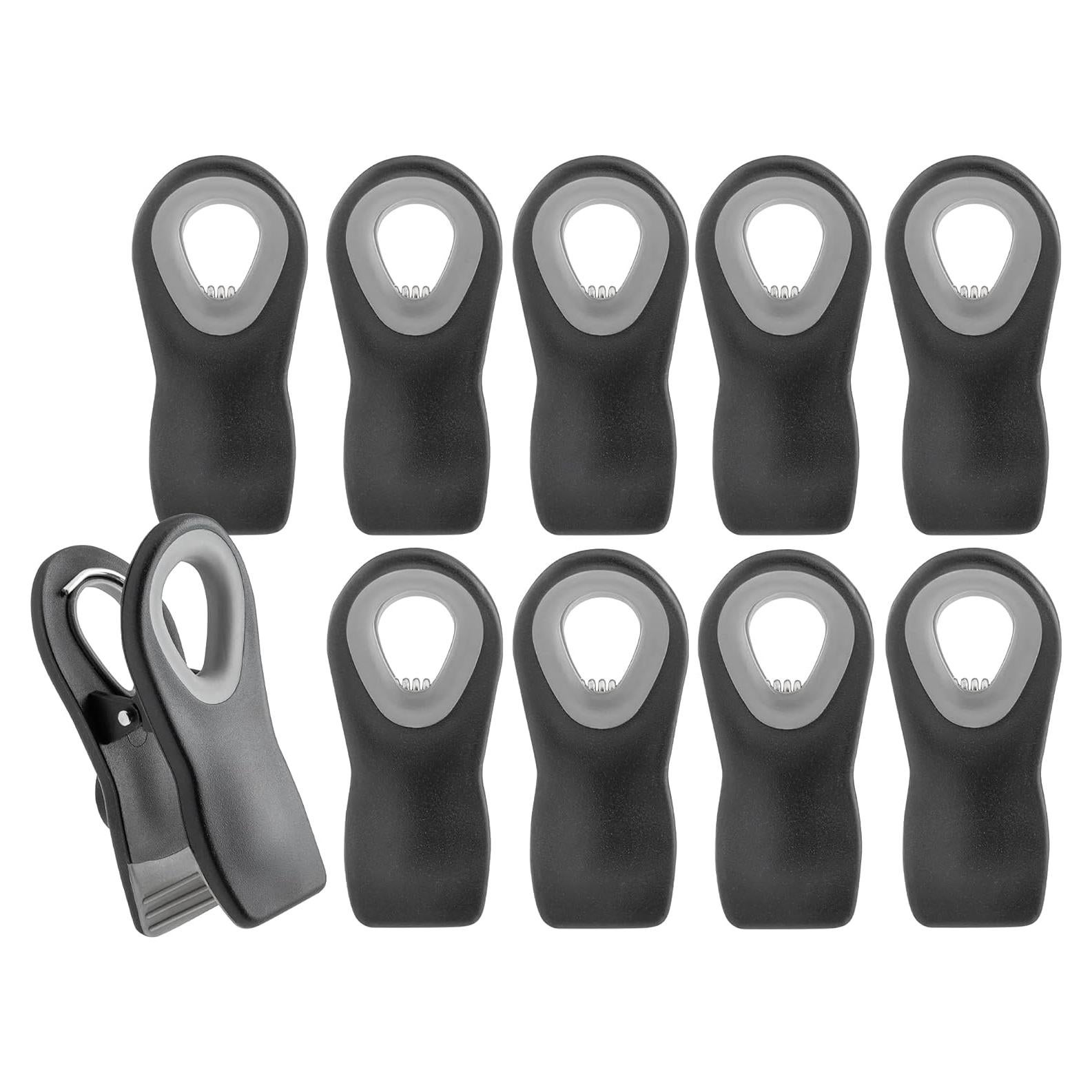 Clips para Bolsas Cook with Color - Paquete de 10, Negro