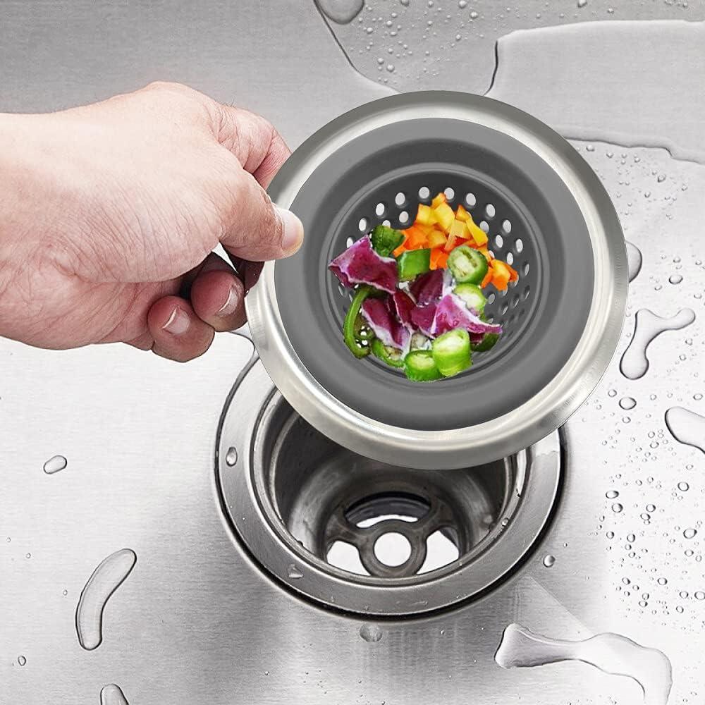 Filtros de Fregadero MW-NIHOLA 2PCS Acero Inoxidable 11.43 cm