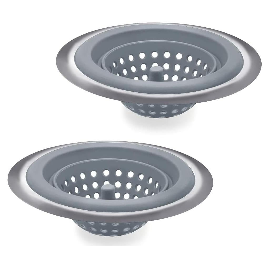 Filtros de Fregadero MW-NIHOLA 2PCS Acero Inoxidable 11.43 cm