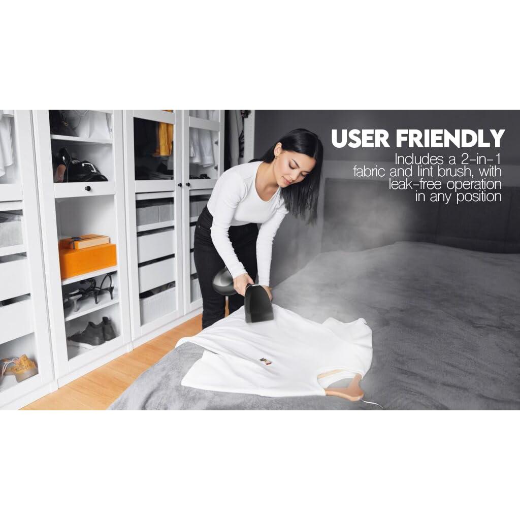 Plancha de Vapor MagicPro QH08BK 1500W 300ml Negra