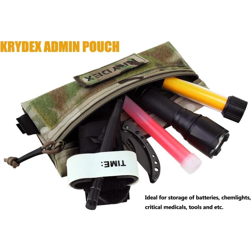 KRYDEX Chaleco Táctico Unisex con Cinturón y Soportes