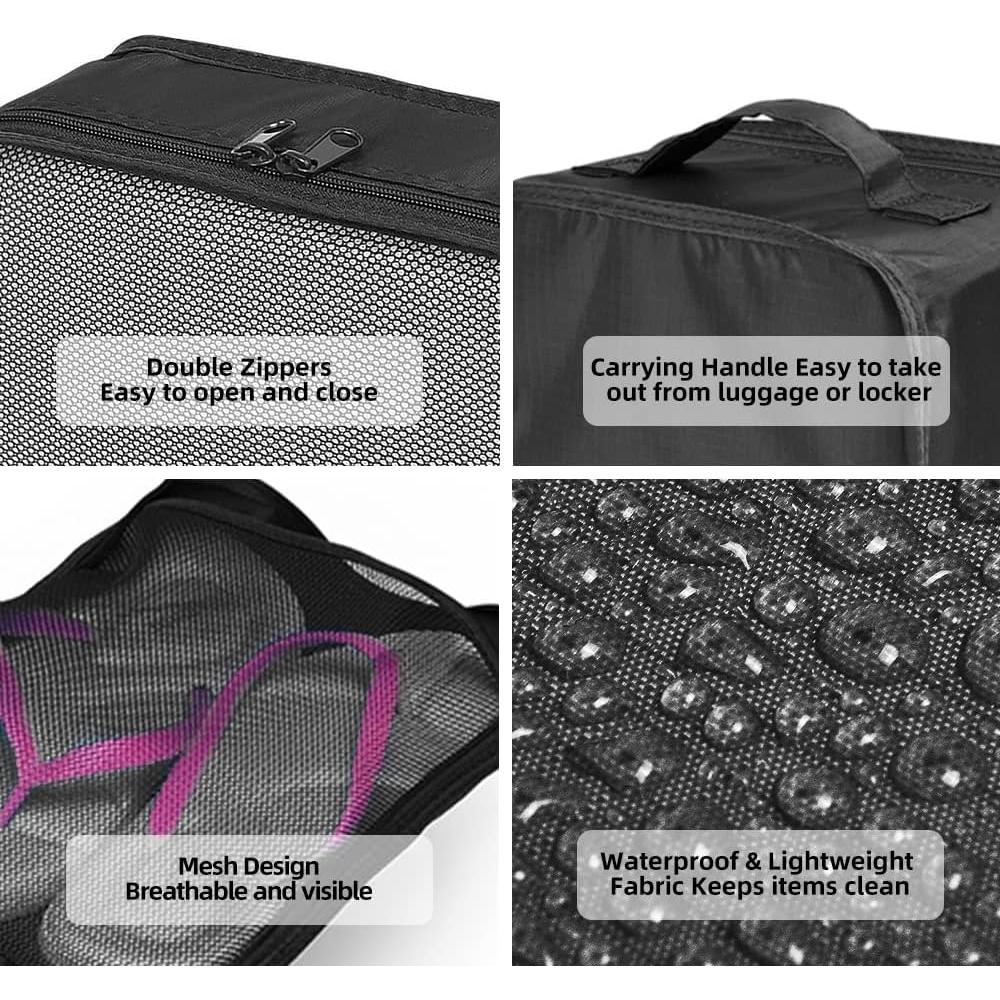 JJ POWER Travel Packing Cubes, Luggage Organizers with Shoe Bag