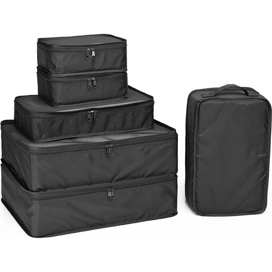 JJ POWER Travel Packing Cubes, Luggage Organizers with Shoe Bag