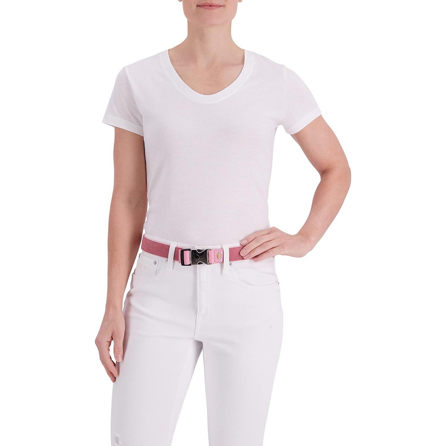 Cinturón de tela Dickies para mujer con hebilla ajustable