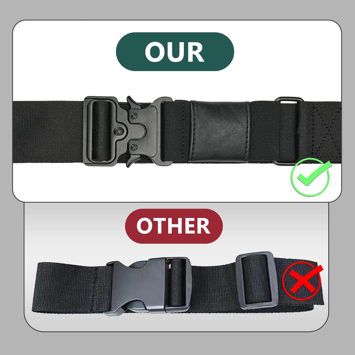 Cinturón de Viaje GARDIGER XLD-02 Ajustable Negro 124.5cm