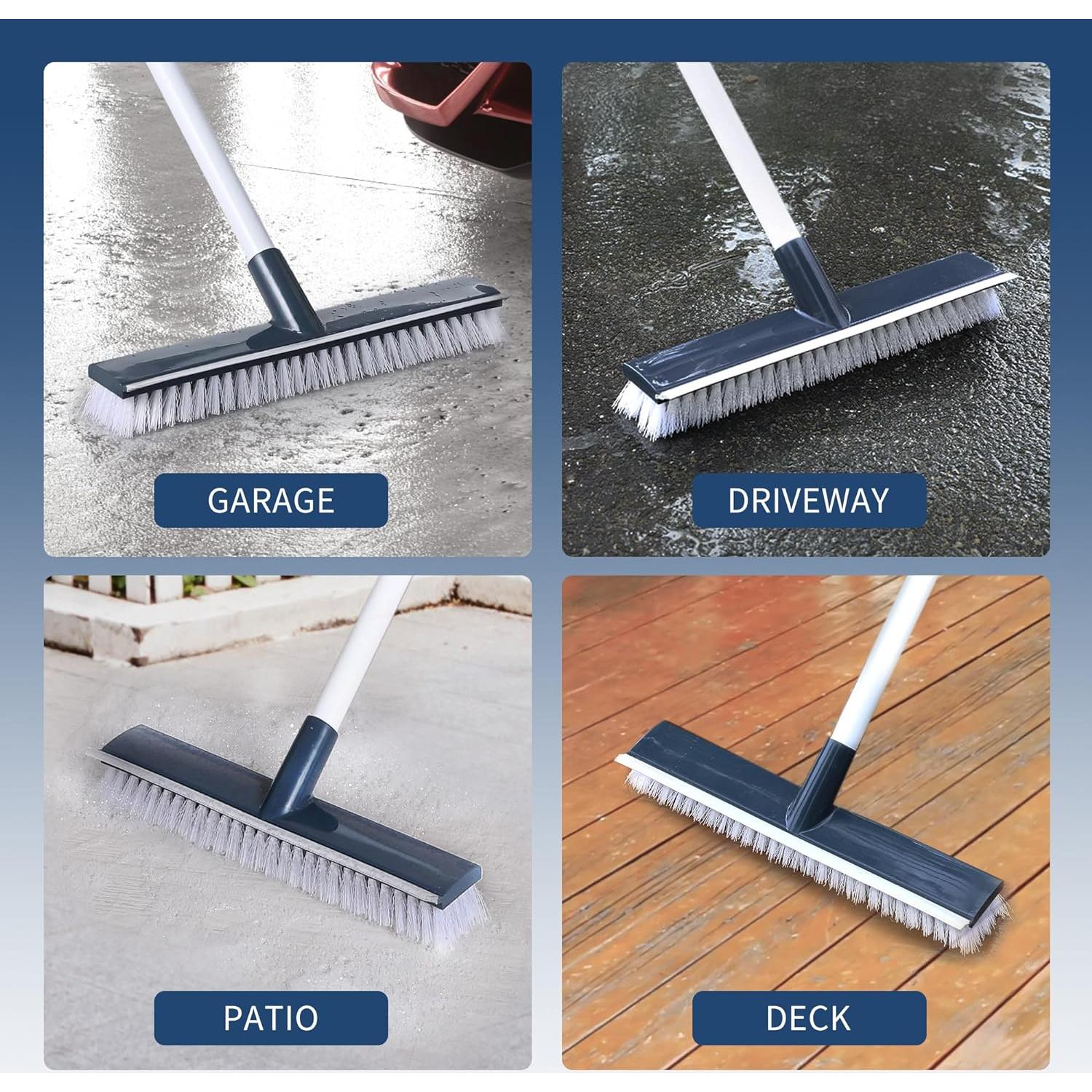 Cepillo de Suelo BOOMJOY 2 en 1 con Mango Ajustable 145 cm