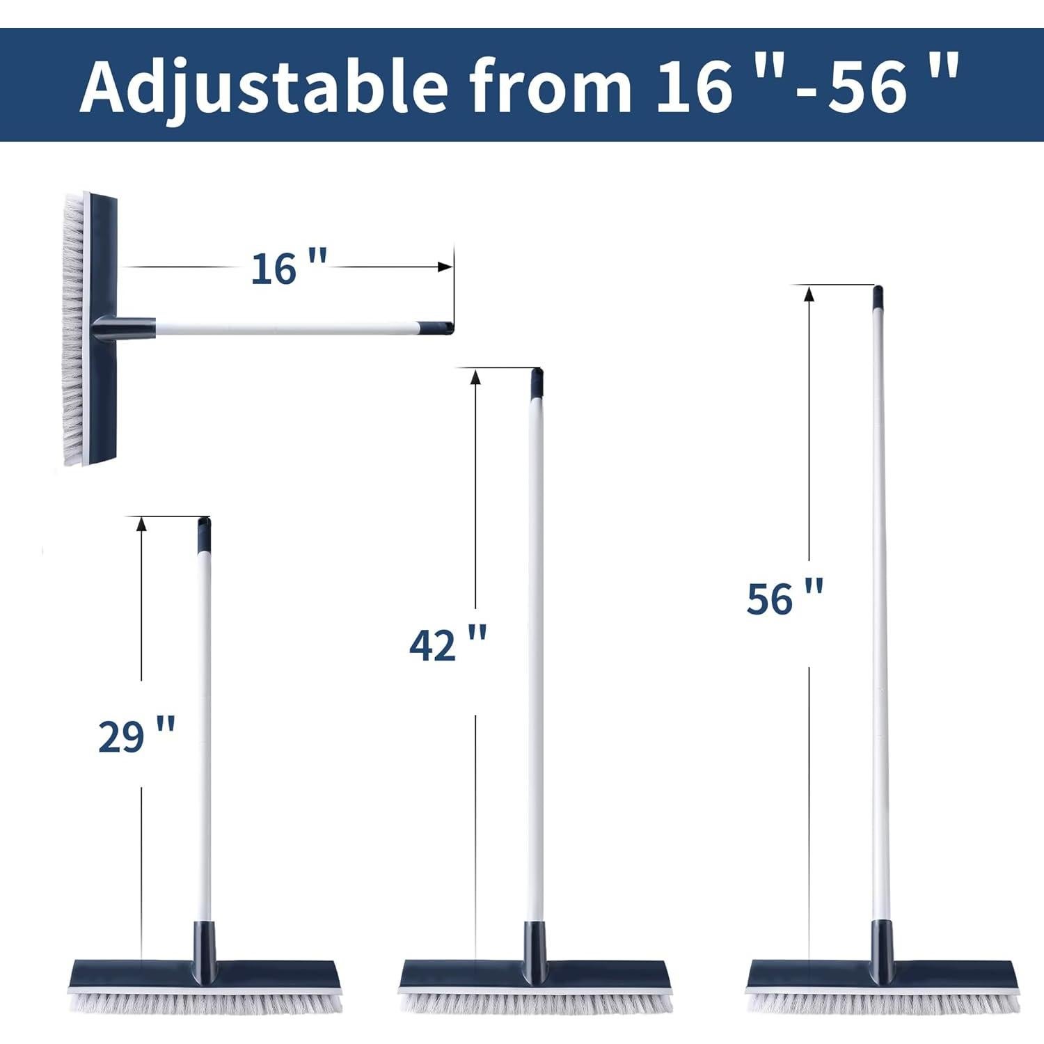 Cepillo de Suelo BOOMJOY 2 en 1 con Mango Ajustable 145 cm