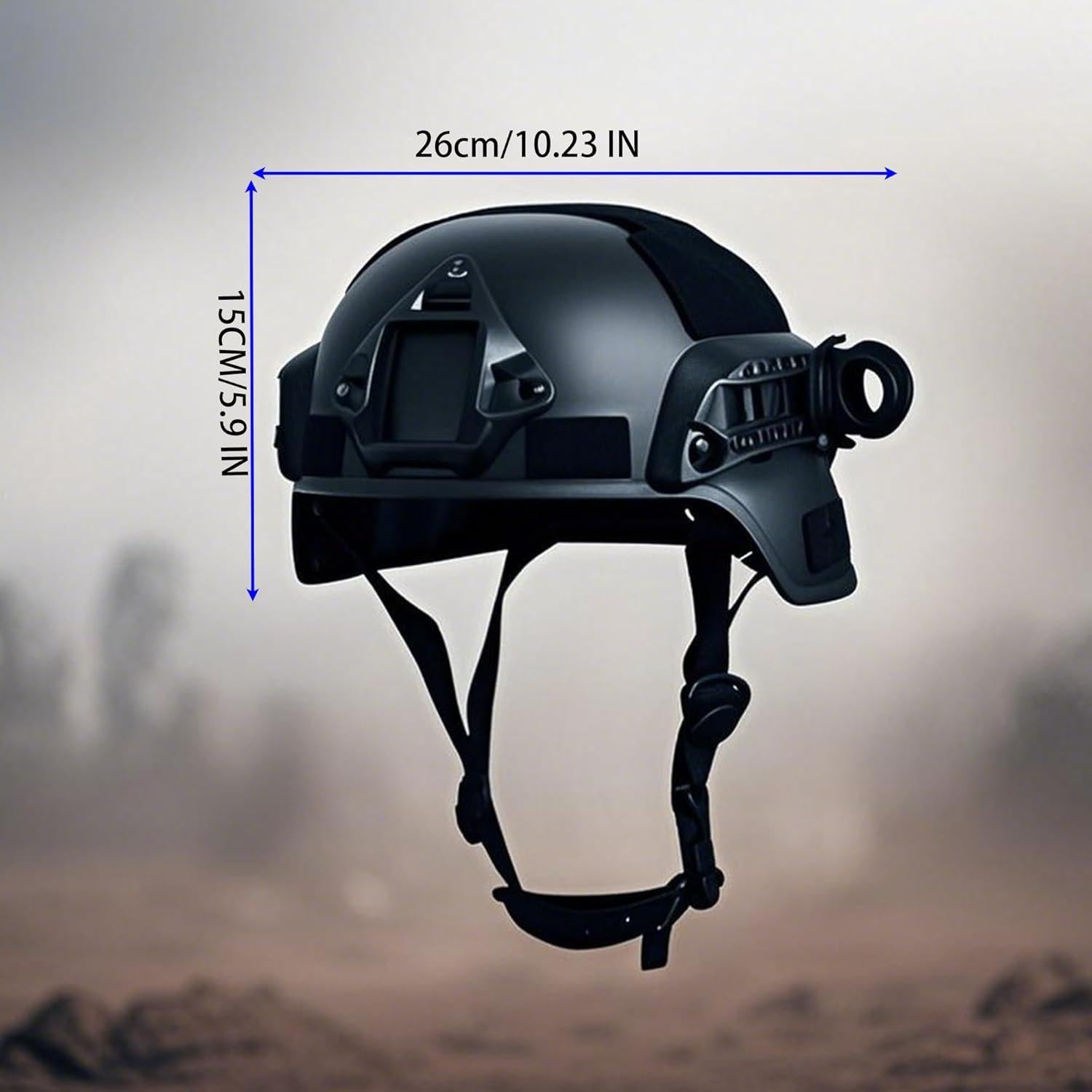 Casco Táctico PLOOTA con Gafas y Máscara Facial Completa