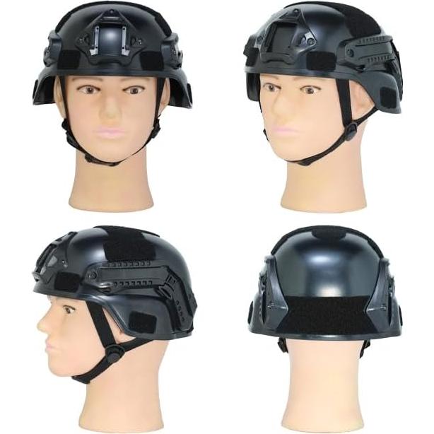 Casco Táctico PLOOTA con Gafas y Máscara Facial Completa