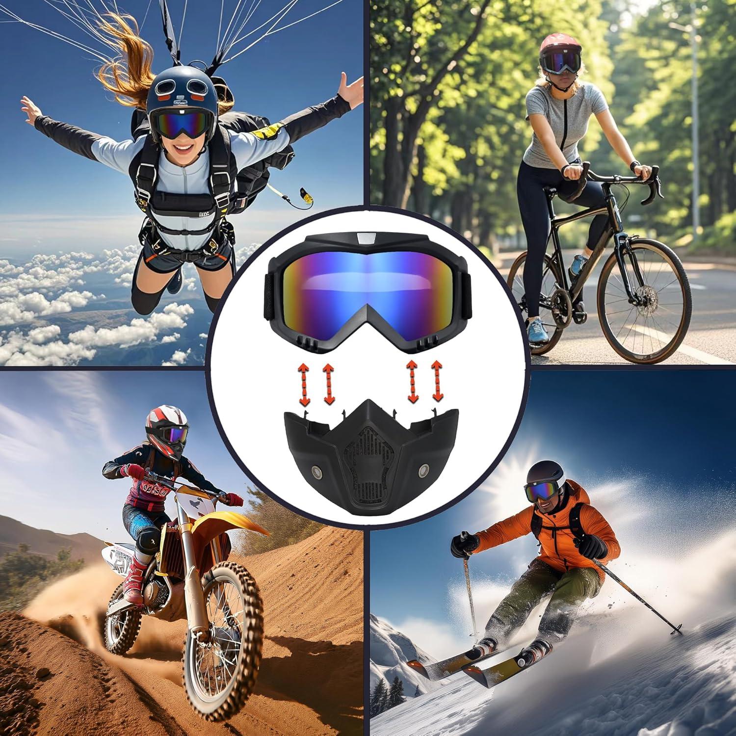 Casco Táctico PLOOTA con Gafas y Máscara Facial Completa