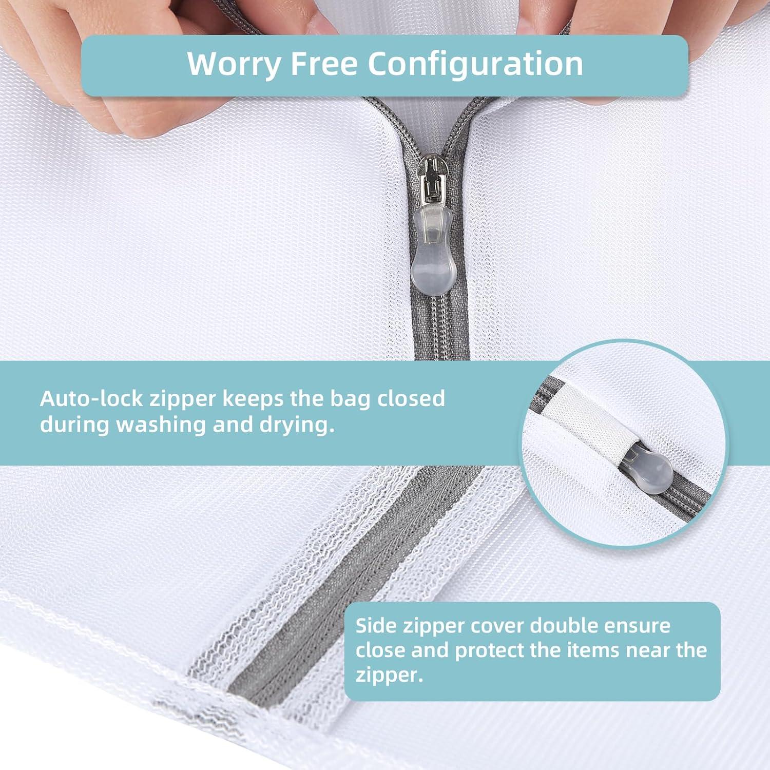 Bolsas de Malla para Lavandería GOGOODA 3 Piezas S, M, L