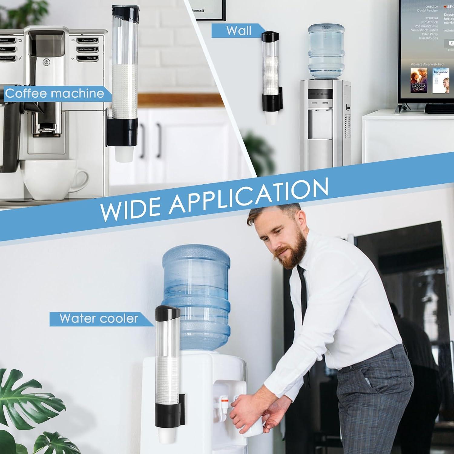 Dispensador de Tazas Mediano Samhe Negro para 5-7oz