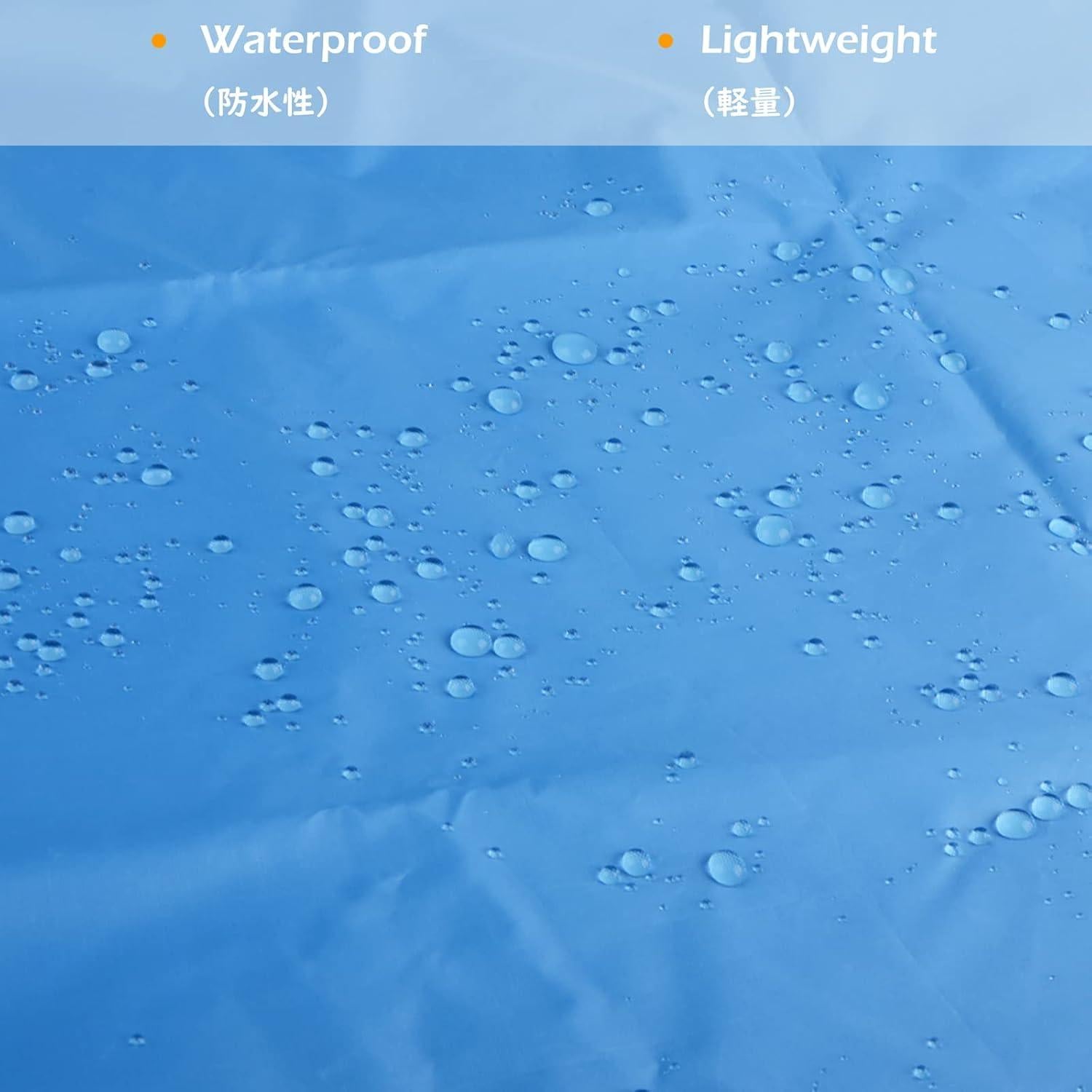 TRIWONDER Lona Impermeable 2.18x1.49m para Camping