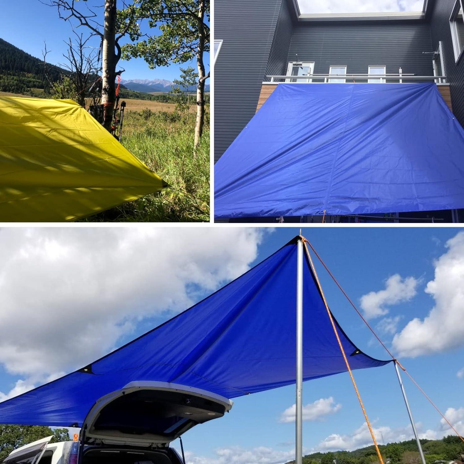 TRIWONDER Lona Impermeable 2.18x1.49m para Camping