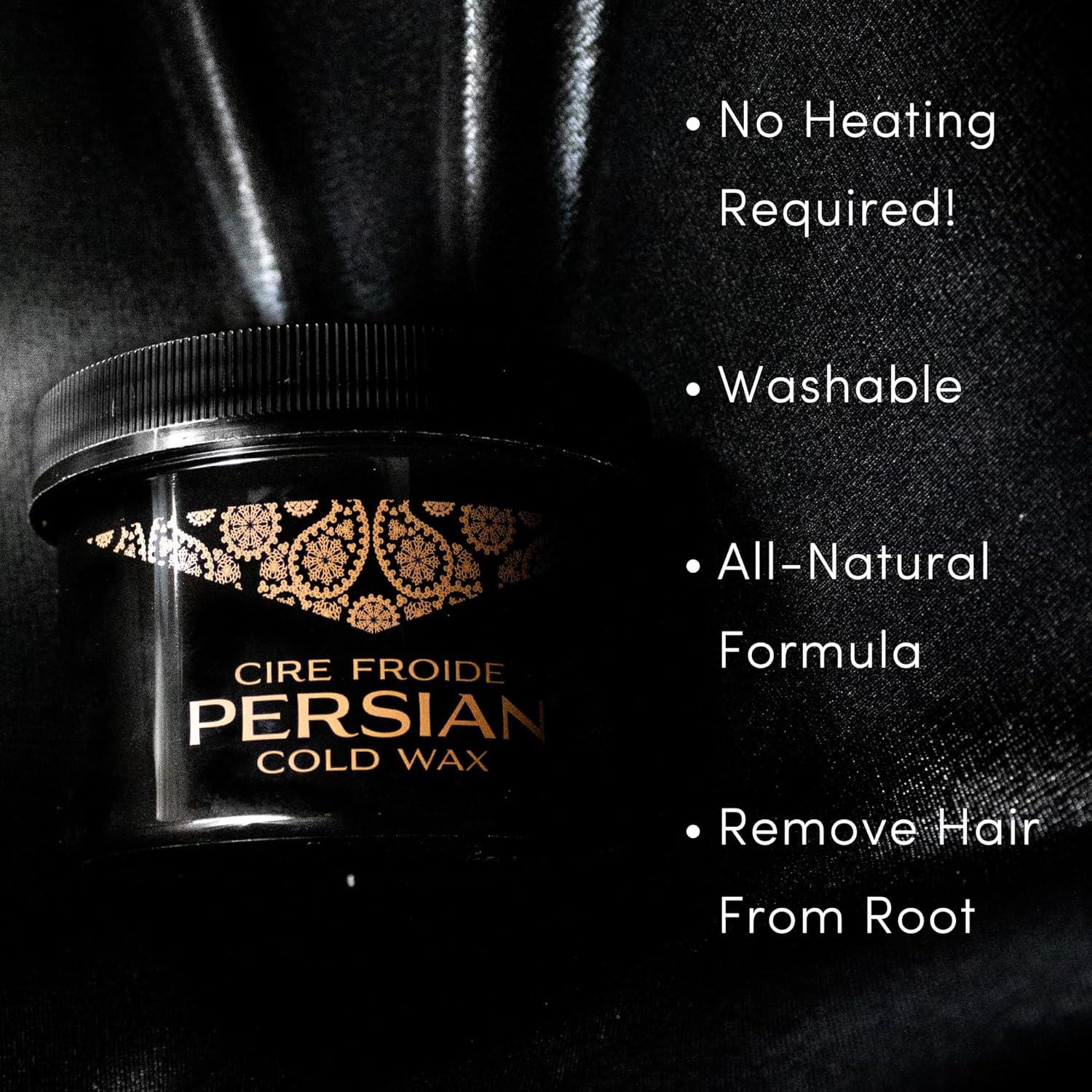 Kit Removedor de Vello Cera Fría Persa 1 Cuenta Natural