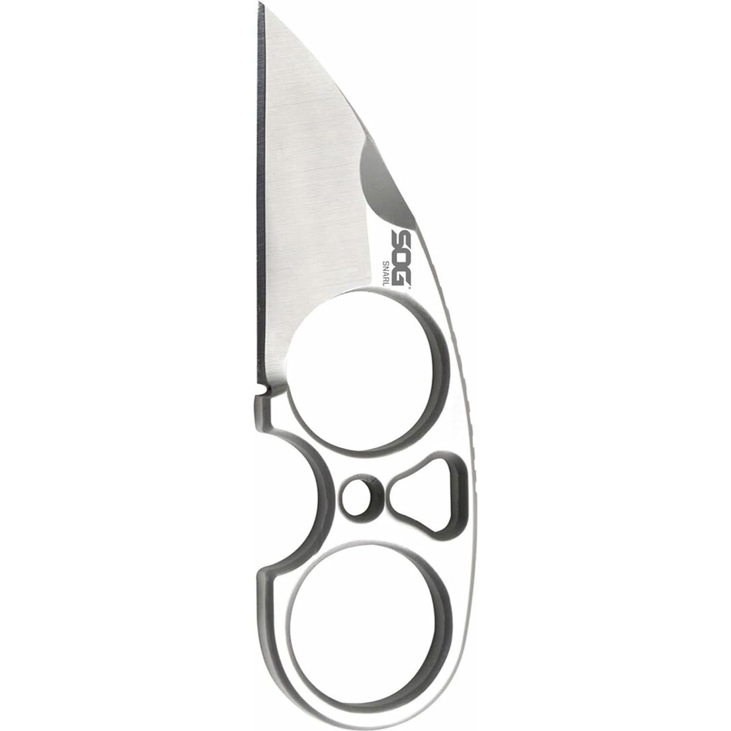 Cuchillo SOG Snarl 10.9 cm Fijo con Funda y Cadena