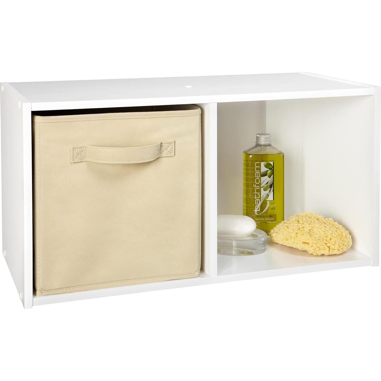 Estante de Almacenamiento en Cubos ClosetMaid 2 Cubos Blanco