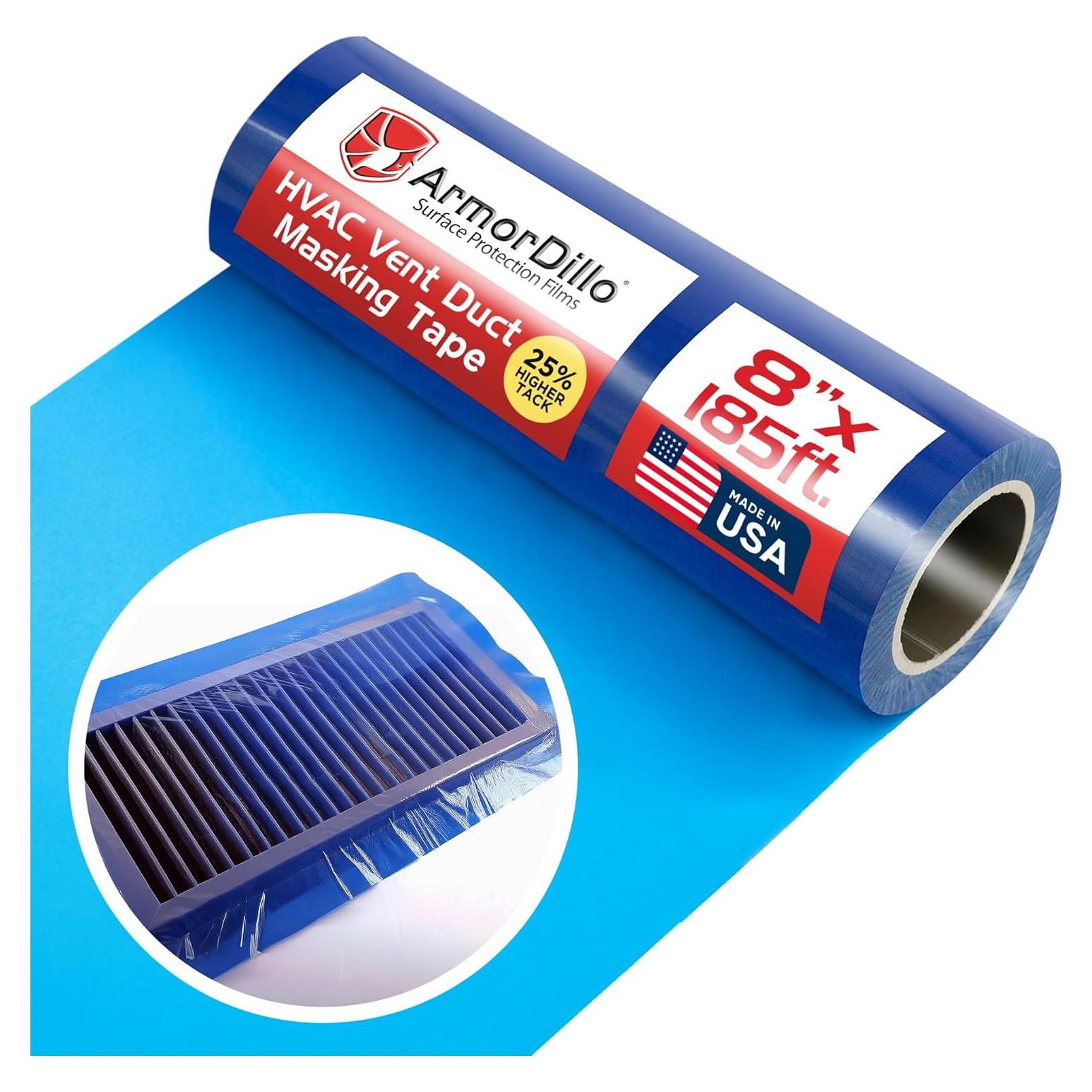 Cinta de sellado HVAC ArmorDillo 20.32cm x 56.39m alta adherencia