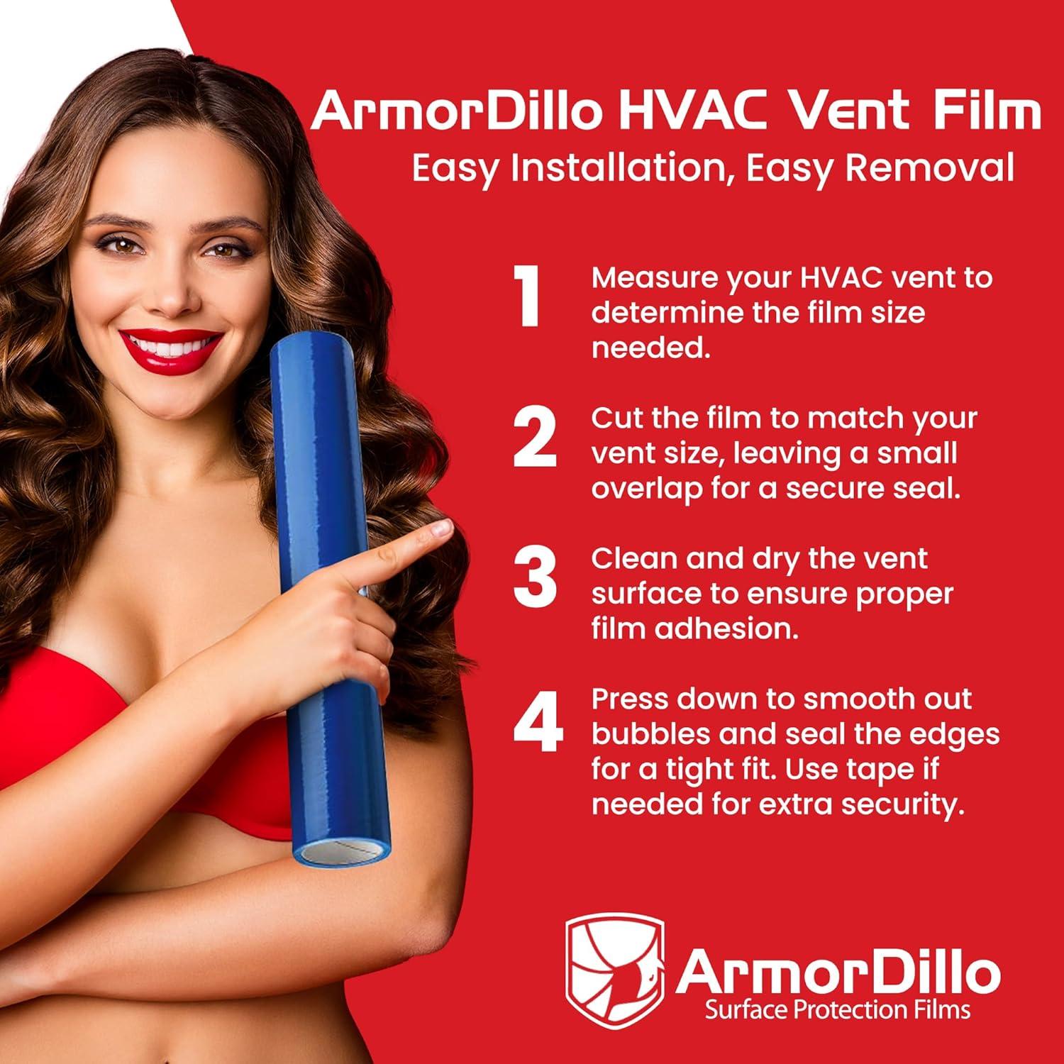 Cinta de sellado HVAC ArmorDillo 20.32cm x 56.39m alta adherencia