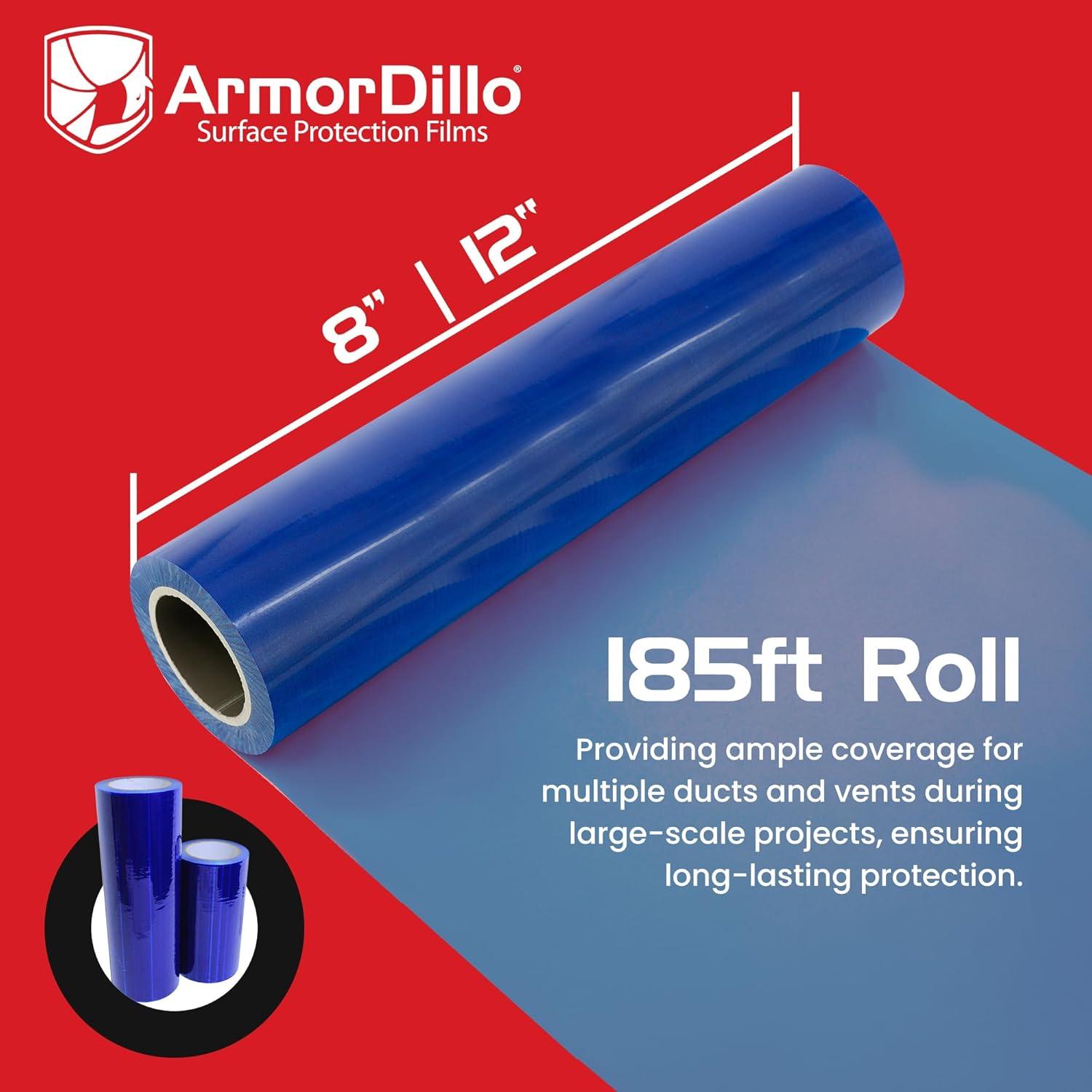 Cinta de sellado HVAC ArmorDillo 20.32cm x 56.39m alta adherencia