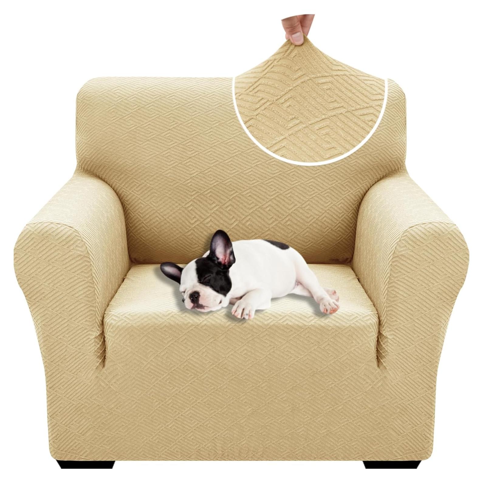 Funda de Sillón Estirable XINEAGE Beige 31-46" Antideslizante