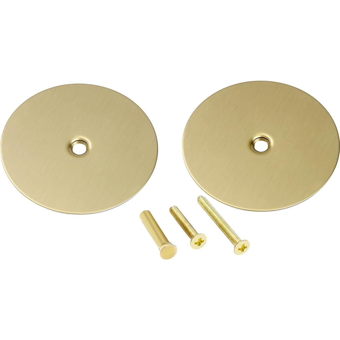 Placa de Cubierta de Agujero de Puerta Latón Cepillado 66mm