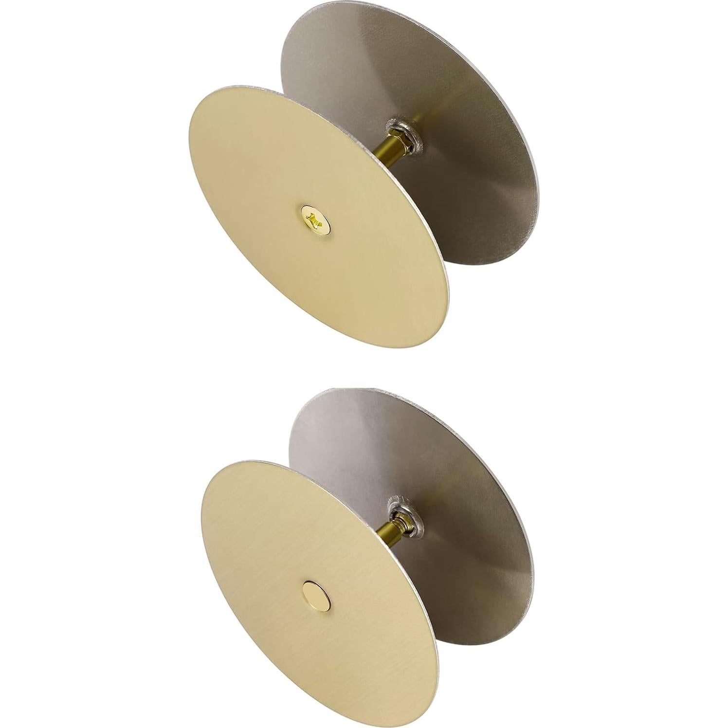 Placa de Cubierta de Agujero de Puerta Latón Cepillado 66mm