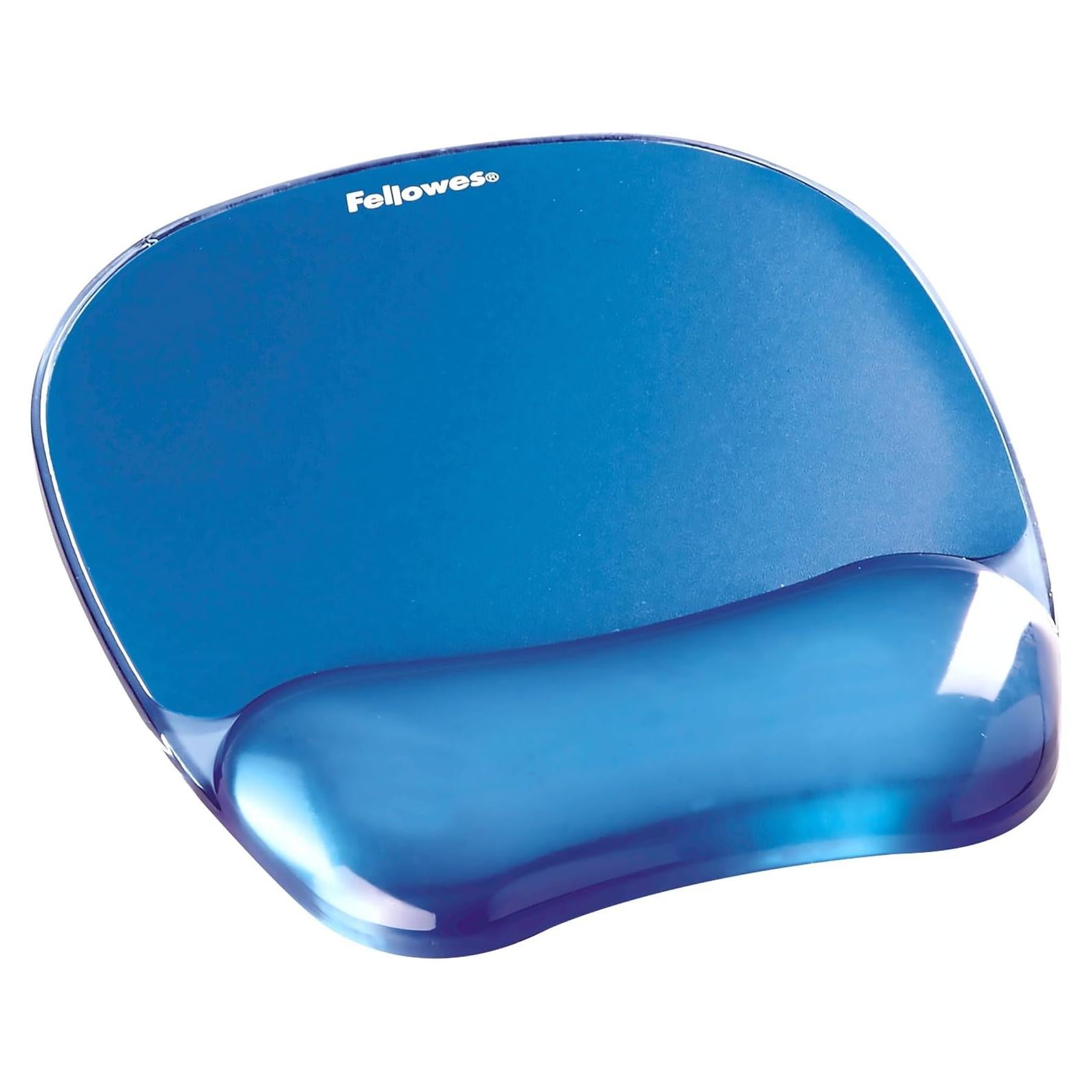 Almohadilla de Gel Fellowes Crystals 91141 Azul Ergonomica