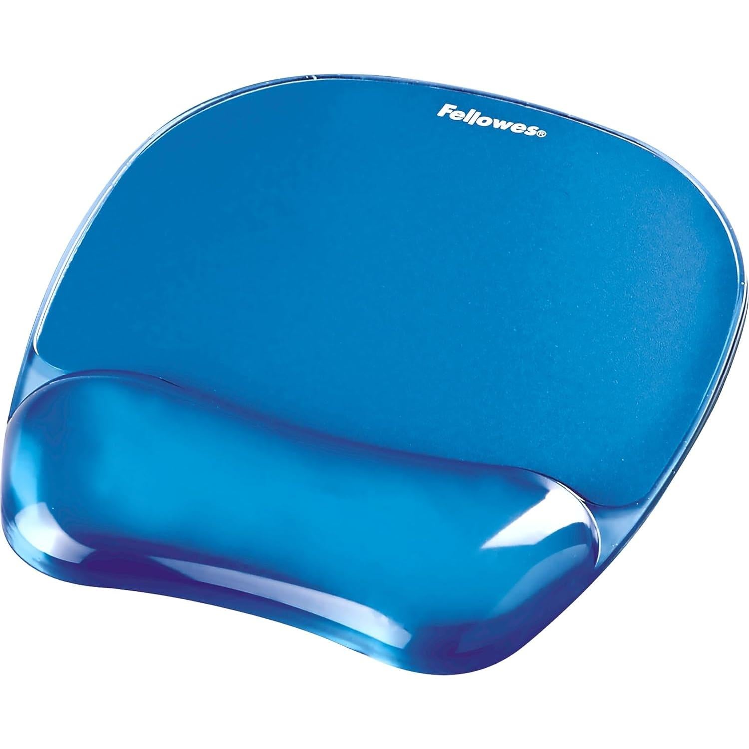 Almohadilla de Gel Fellowes Crystals 91141 Azul Ergonomica