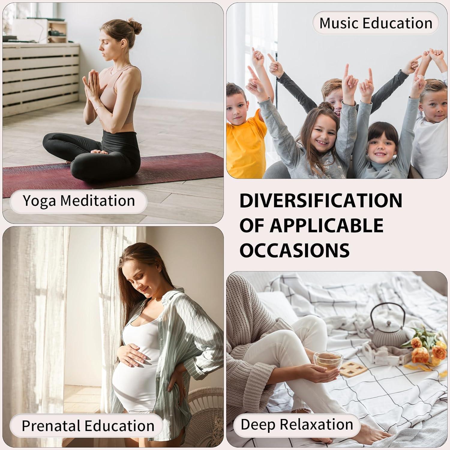 Steel Tongue Drum, 12 Inch 15 Note Tongue Drums, Handpan Drums Percussion Instrument for Kids & Adults, Hand Pan Drum with Music Book, Drum Mallets and Carry Bag, Major C (Black)