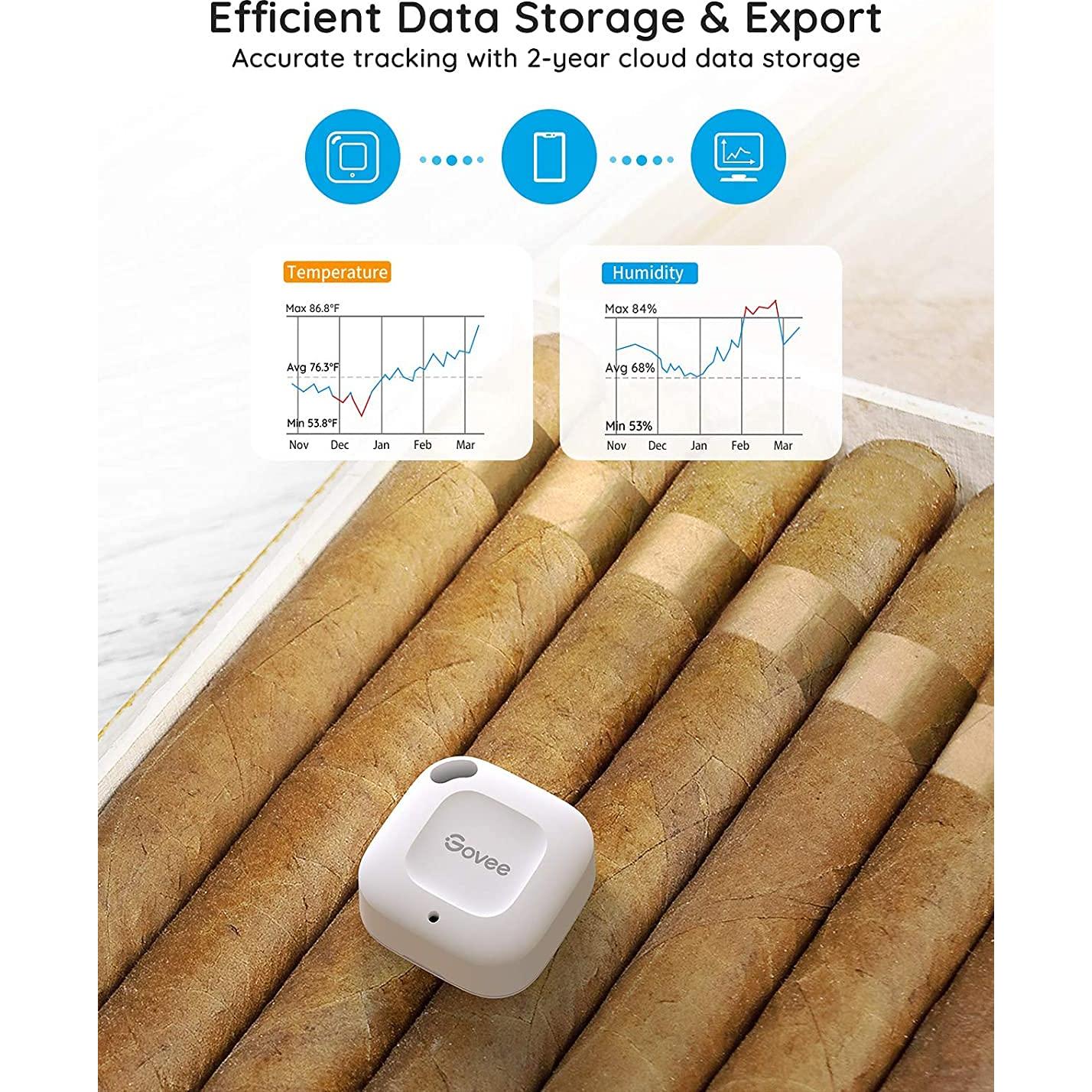 Higrómetro Termómetro Bluetooth Govee H5074 Mini Sensor