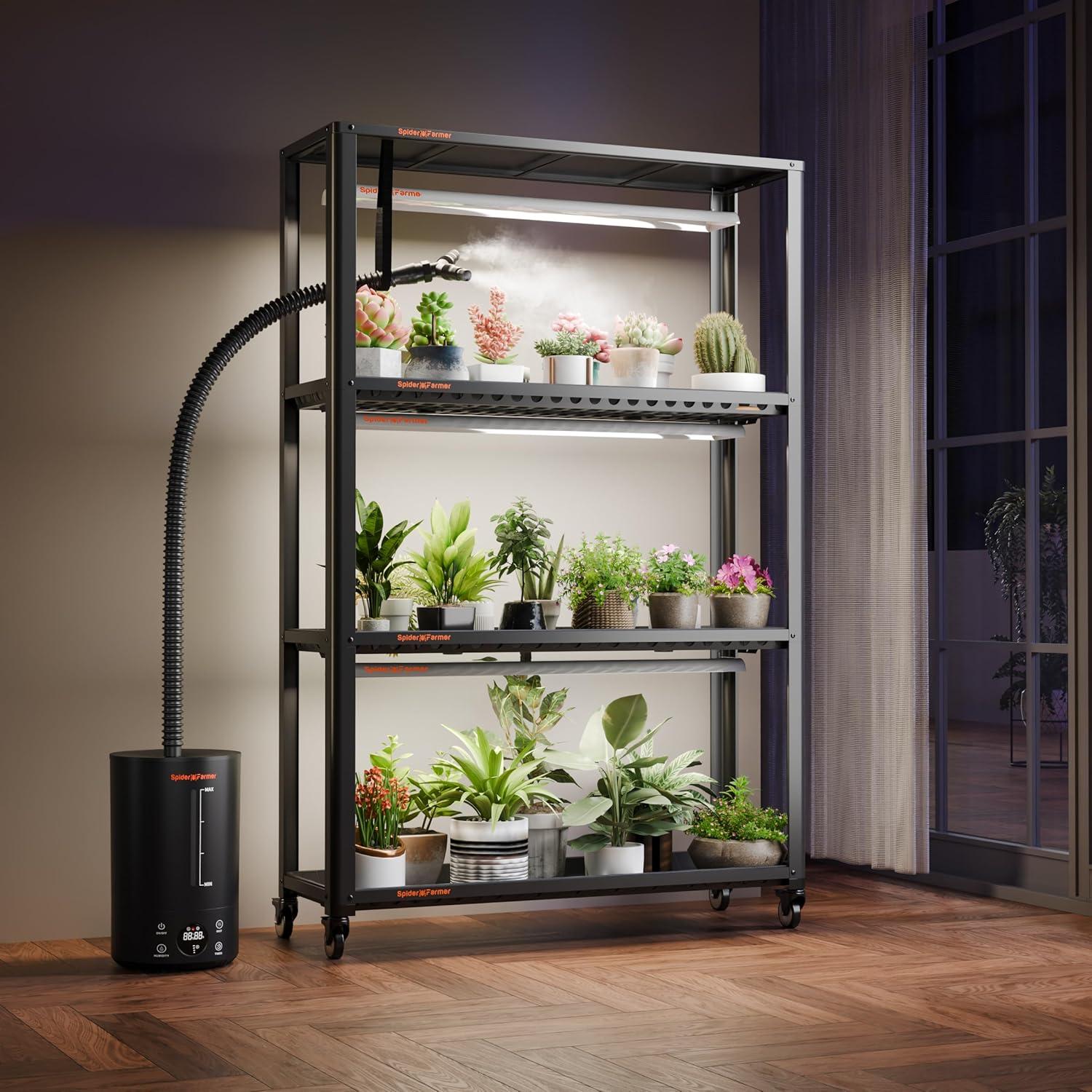 Humidificador Spider Farmer 6L Ultrasonico con Temporizador y Nebulizador Frío