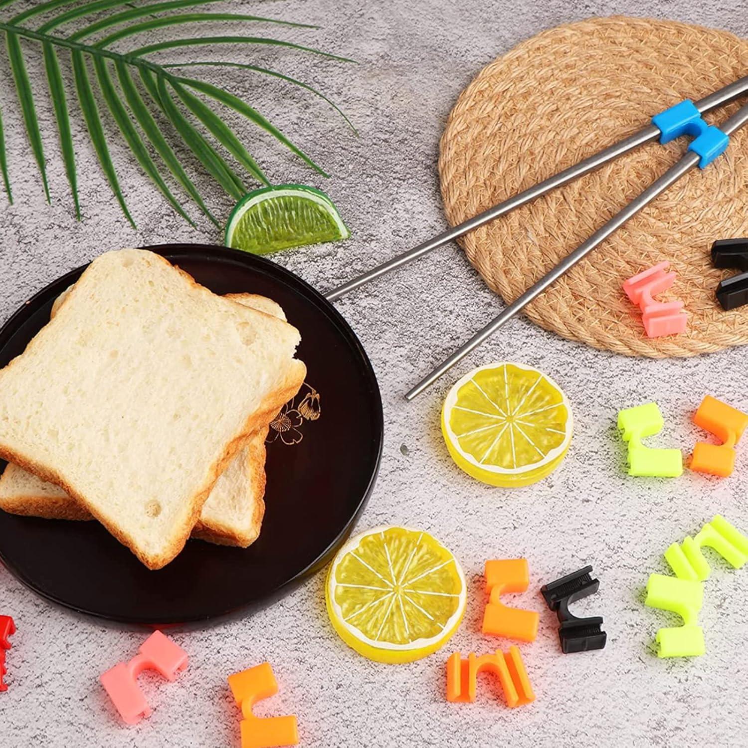 Ayudantes Reutilizables para Palillos AccEncyc - 8 Pares