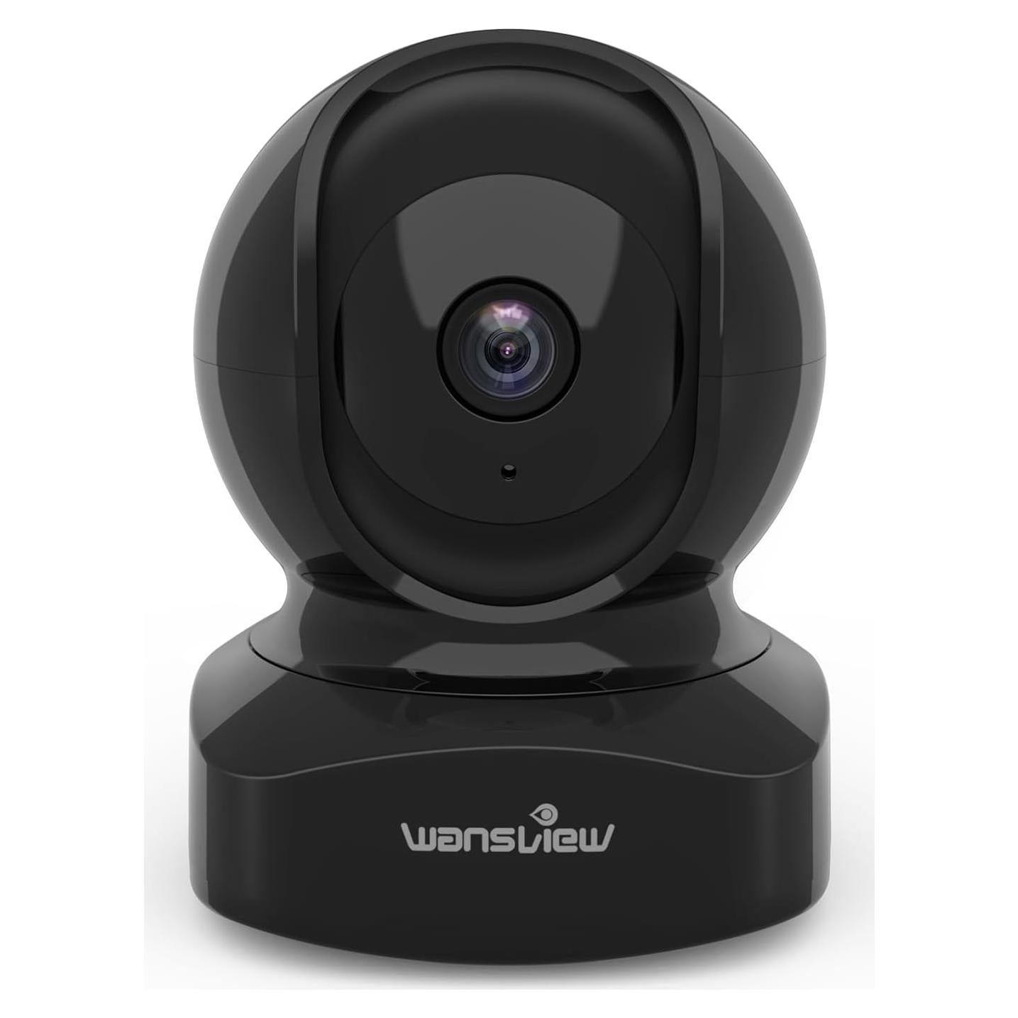 Cámara de Seguridad Wansview Q5 2K WiFi Interior 360° Negro