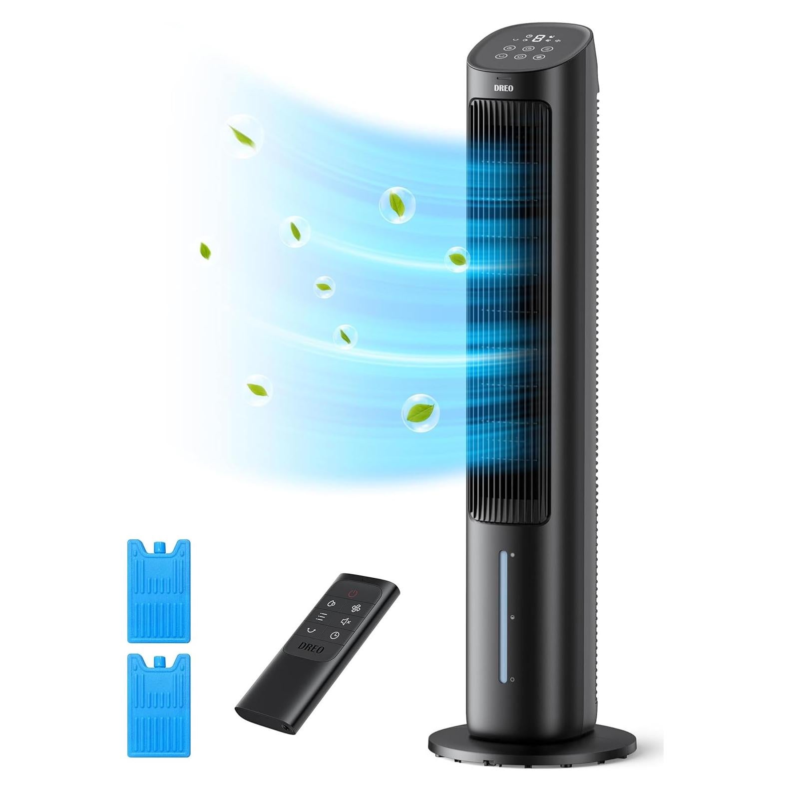 Ventilador Torre Dreo DR-HEC001 AC Negro, 4 Velocidades, Control Remoto