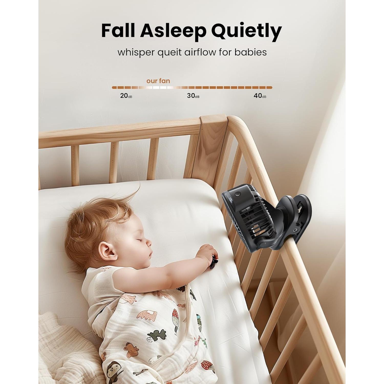 Ventilador Portátil Koonie Mini Recargable 3 Velocidades 360°