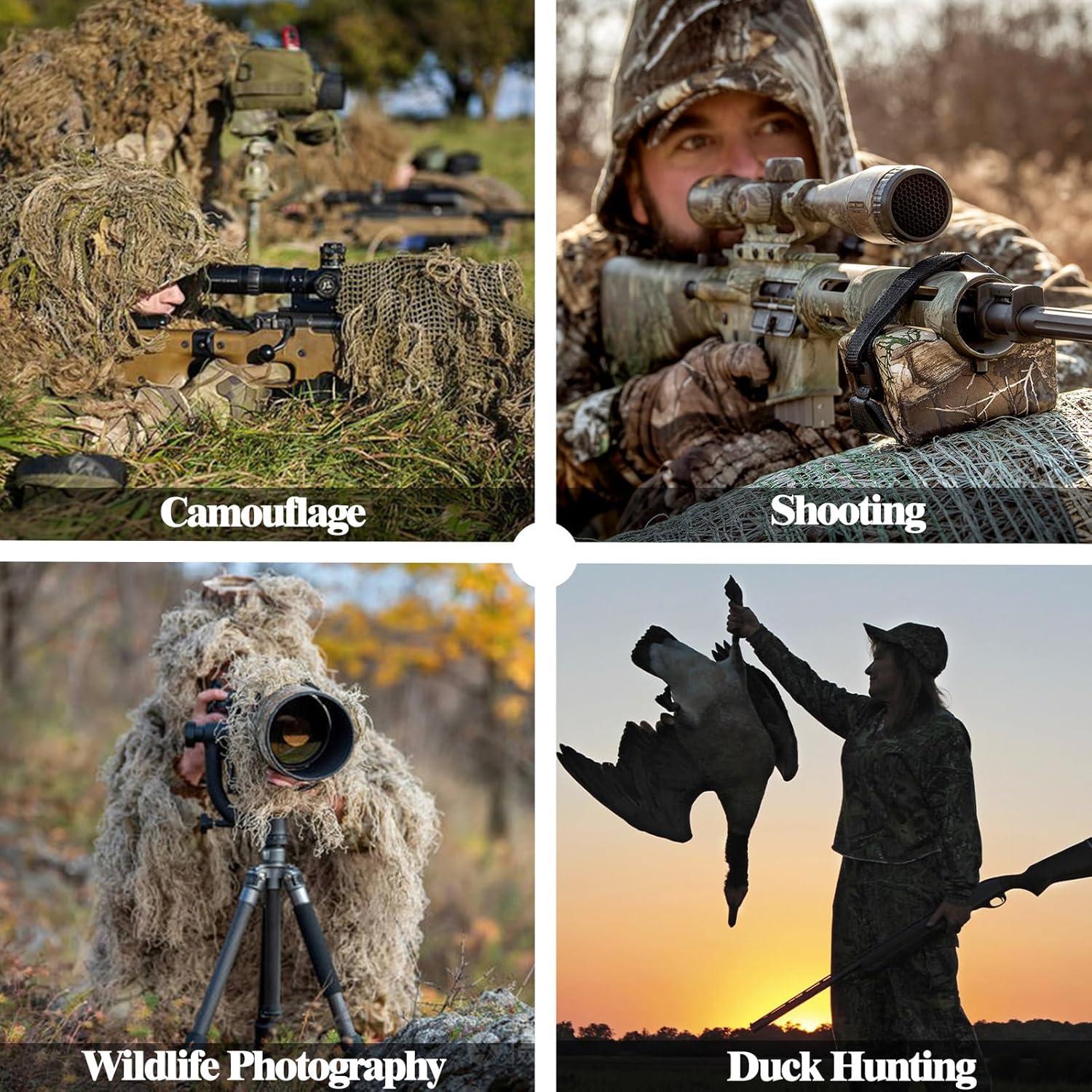 Bufanda Táctica HYOUT Camuflaje Woodland 180x84 cm