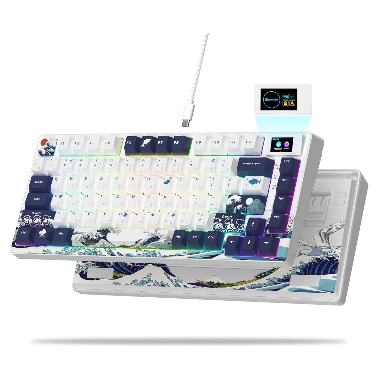 Teclado Mecánico Womier S-K80 75% RGB Personalizable