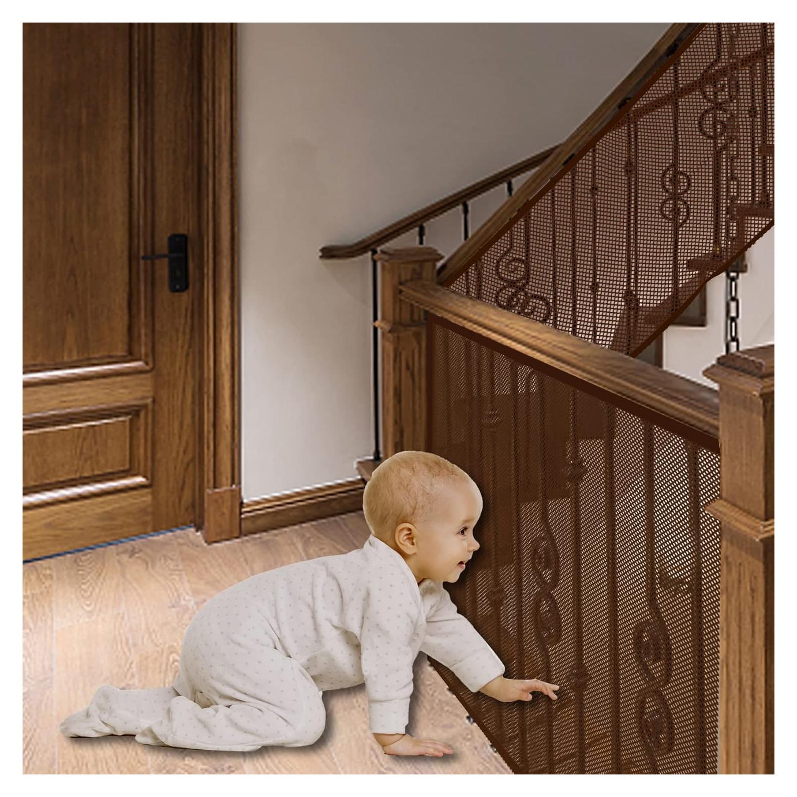 Red de Seguridad para Barandilla JIFTOK 3.05m x 0.81m Marrón